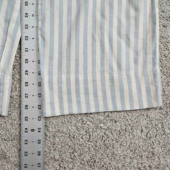 Madewell Tie-Waist Huston Pull-On Crop Pants Wide Leg Linen Blend Size S - Picture 5 of 13